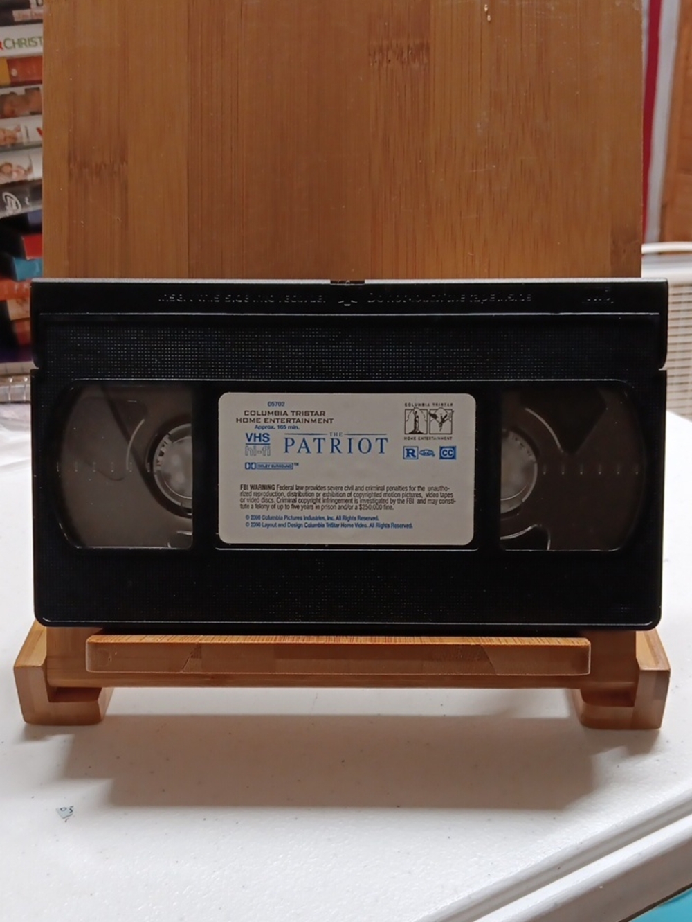 Patriot VHS Tape - Black